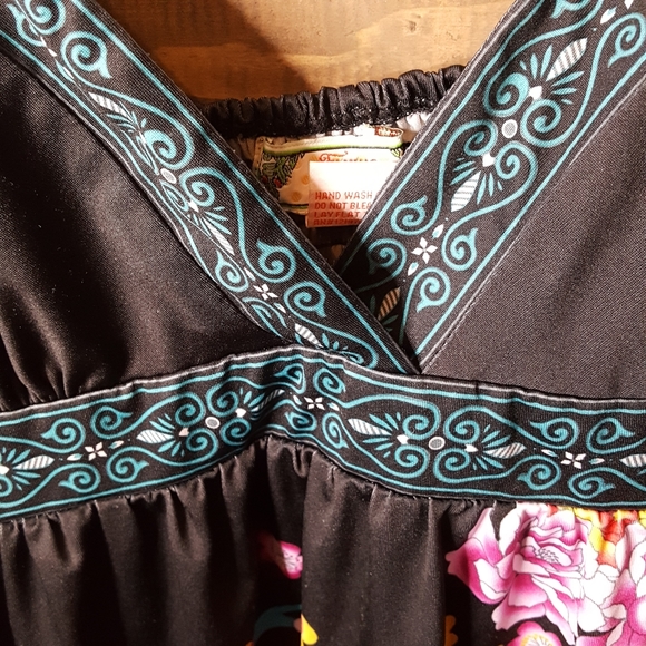 Flying Tomato Sexy Deck Evening Dress Mini Black Colorful Straps Meduim - Picture 8 of 11